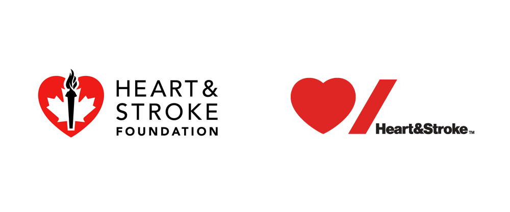 Hearth & Stroke Foundation Logo Evolution