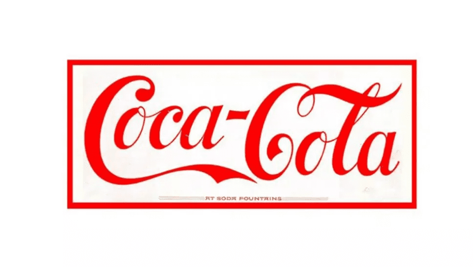 coca cola logo white png