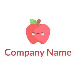 Brink Pink Apple on a White background - Landbouw