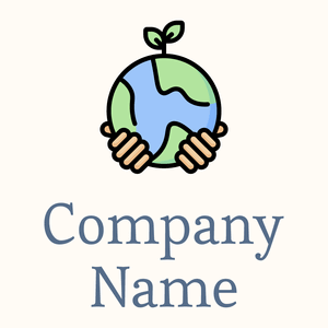 Care logo on a Floral White background - Abstract