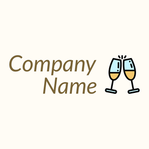 Champagne glass on a Floral White background - Comida & Bebida