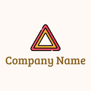 Hazard logo on a Seashell background - Abstrakt