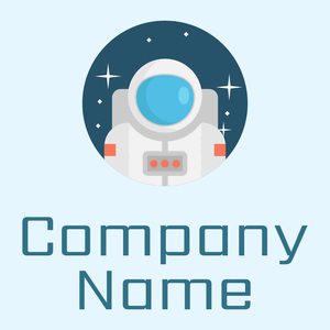 Astronaut logo on a Alice Blue background - Tecnología