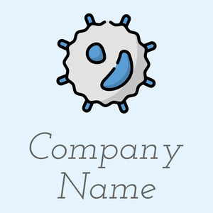 White blood cell on a Alice Blue background - Medizin & Pharmazeutik