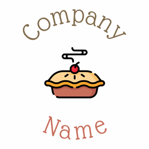 Apple pie on a White background - Alimentos & Bebidas
