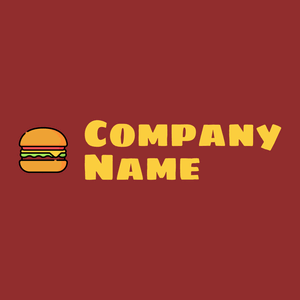 Burger on a Guardsman Red background - Comida & Bebida