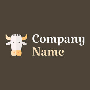 Cow on a Metallic Bronze background - Agricultura