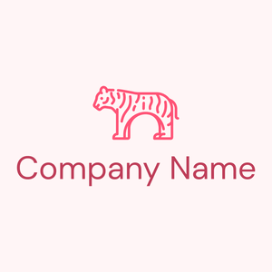 Tiger logo on a Snow background - Animaux & Animaux de compagnie