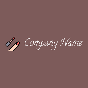 Manicure logo on a Russett background - Moda & Belleza