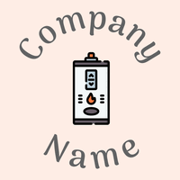 Water heater logo on a Seashell background - Pulizia & Manutenzione
