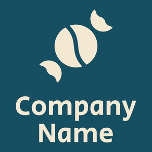 Candy logo on a Blue background - Enfant & Garderie