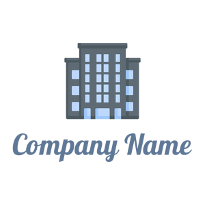 Building logo on a White background - Negócios & Consultoria