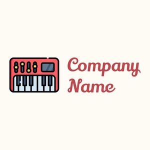 Synthesizer on a Floral White background - Ordinateur