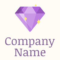 Wisteria Diamond on a Floral White background - Moda & Bellezza