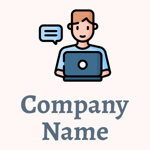 Blogger logo on a Snow background - Negócios & Consultoria