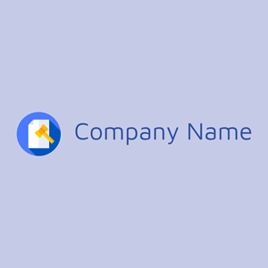 Legal document logo on a Periwinkle background - Zakelijk & Consulting