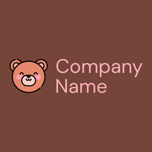 Geraldine Bear on a Bole background - Arte & Entretenimiento