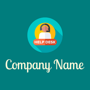 Robin's Egg Blue Help desk on a Teal background - Arredamento per la casa