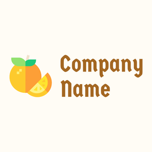 Orange logo on a Floral White background - Sommario