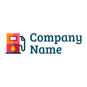 Gas station logo on a White background - Automobili & Veicoli