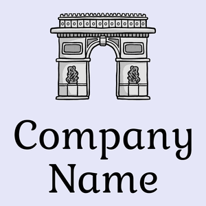Arc de triomphe on a Lavender background - Arquitectura
