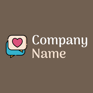 Chat logo on a Pine Cone background - Abstracto