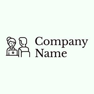 Interview logo on a Mint Cream background - Abstracto