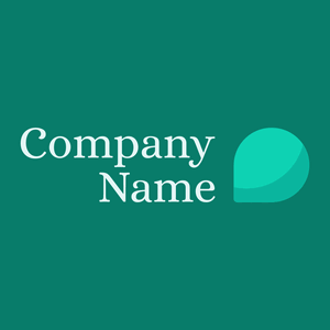Speech bubble logo on a Pine Green background - Comunicaciones