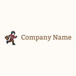 Busy logo on a Floral White background - Esportes