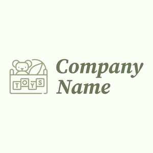 Storage box logo on a Ivory background - Enfant & Garderie