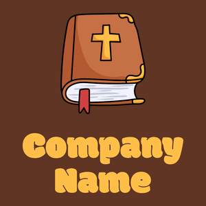 Bible logo on a Carnaby Tan background - Religion