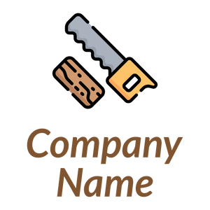 Woodworking logo on a White background - Construcción & Herramientas