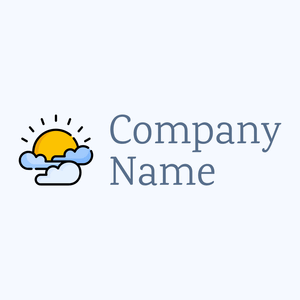 Outlined Sun logo on a Alice Blue background - Sommario