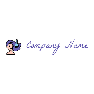 Hair dye logo on a White background - Moda & Belleza