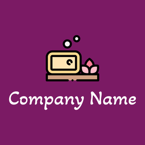 Soap logo on a Dark Purple background - Nettoyage & Entretien