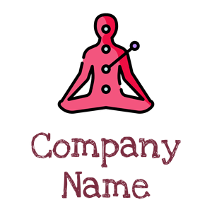 French Rose Acupuncture on a White background - Medical & Farmacia