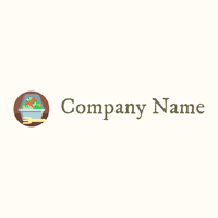 Salad logo on a Floral White background - Nourriture & Boisson
