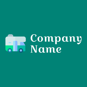 Motorhome logo on a Teal background - Autos & Fahrzeuge