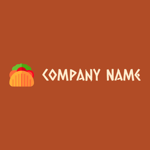 Kebab logo on a Rose Of Sharon background - Comida & Bebida