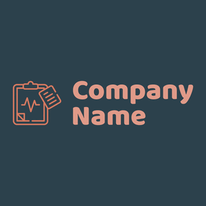 Clinic history logo on a Biscay background - Medical & Farmacia