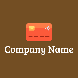 Outrageous Orange Credit card on a Antique Brass background - Automobile & Véhicule