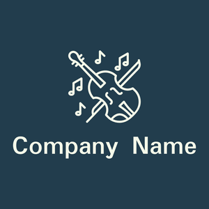 Music logo on a Green Vogue background - Unterhaltung & Kunst