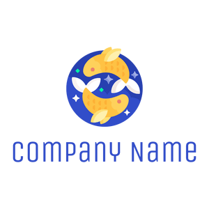 Pisces logo on a White background - Abstracto