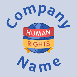 Human rights logo on a Periwinkle background - Gemeinnützige Organisationen