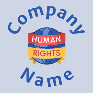 Human rights logo on a Periwinkle background - Caridade & Empresas Sem Fins Lucrativos