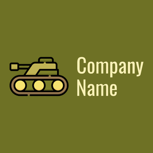 Tank logo on a Olivetone background - Automobili & Veicoli