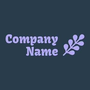 Lavender logo on a Tarawera background - Blumen