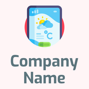 Weather app on a Snow background - Comunicazioni