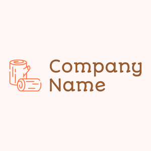 Wood logo on a Snow background - Milieu & Ecologie