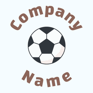 Football ball on a Alice Blue background - Domaine sportif